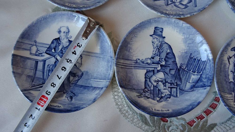 Шест мини чинийки Boch Royal Sphinx Holland Blue Delft