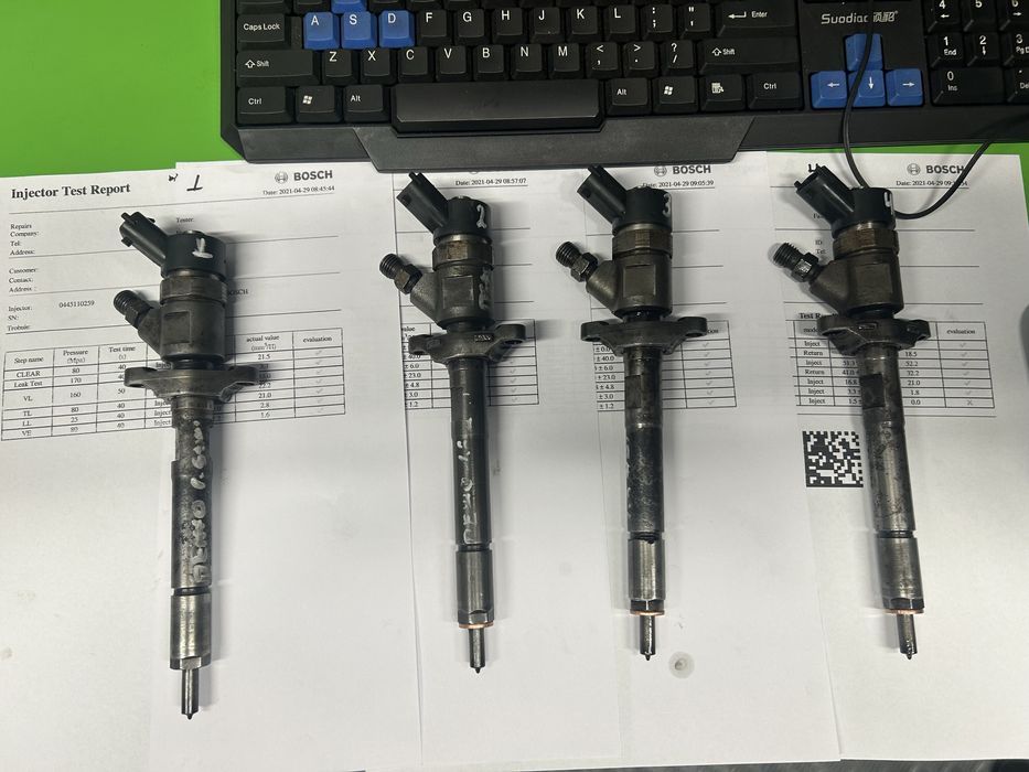 Дюзи за пежо/ситроен/волво 1,6hdi 109кс стендовани/peugeot/citroen