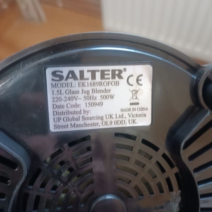 Blender Salter (marcă britanica) defect