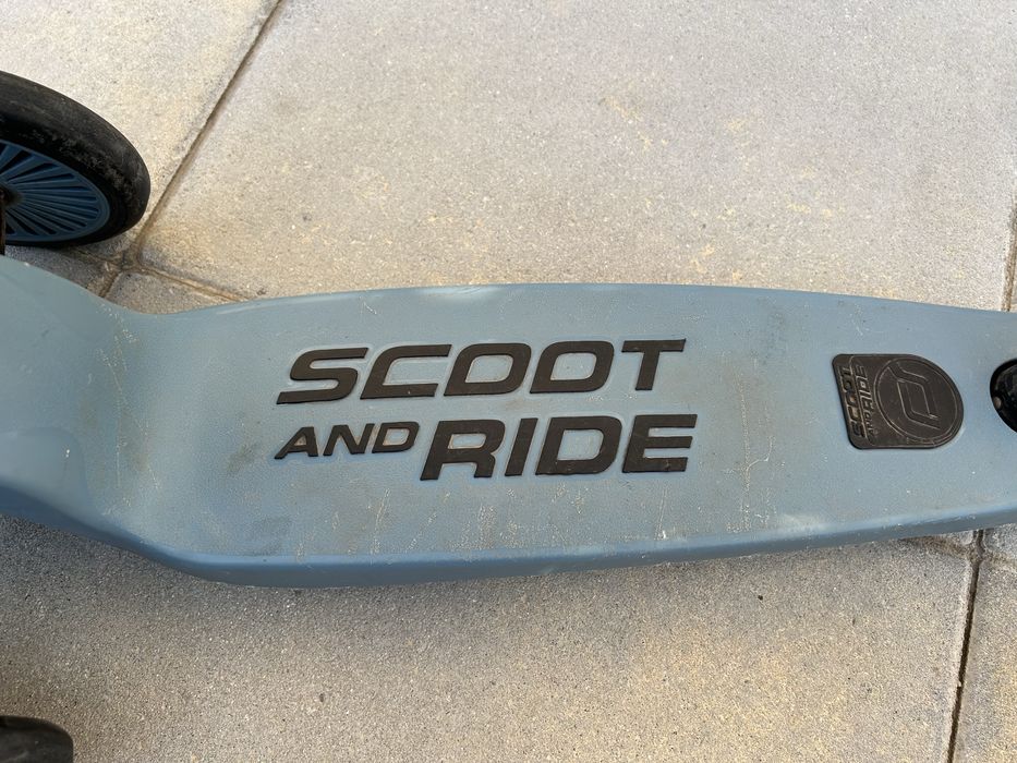 Детска тротинетка Scoot and ride 2 in 1 синя