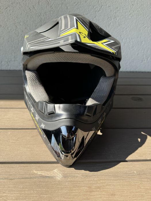 Casca moto cross atv trotineta Rockstar , marimea S , NOU