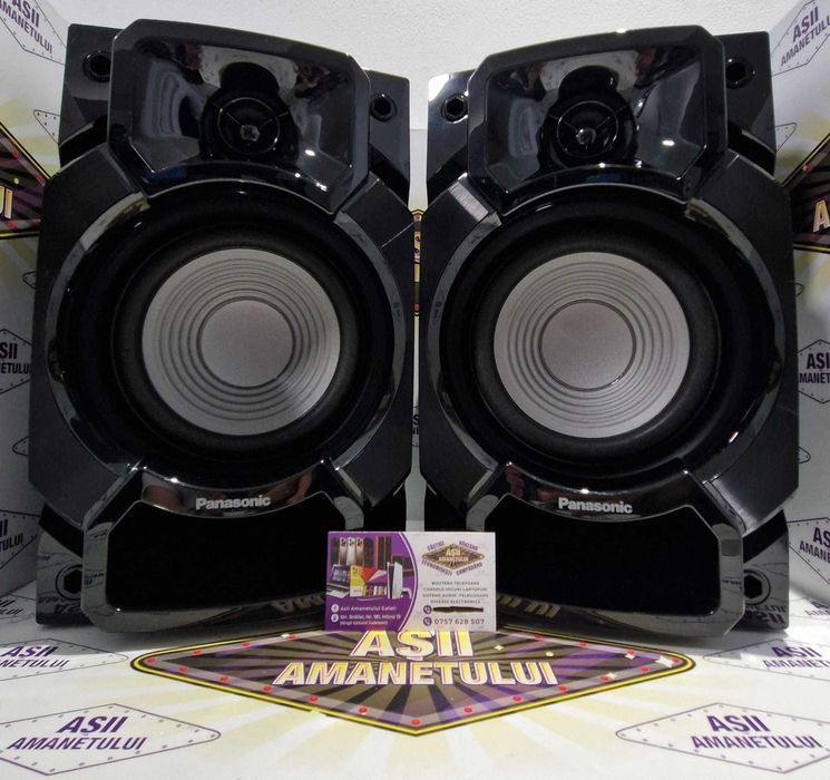 Asii Amanetului - Sistem audio Panasonic SA-AKX320 + Boxe Panasonic SB-AKX220/Bluetooth/USB/CD/Radio FM 450W RMS