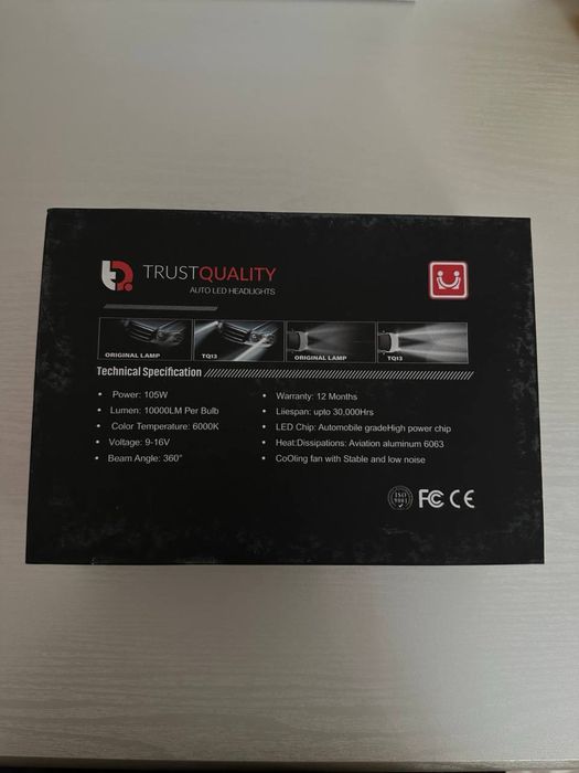 TQ13 лед лампочка фар