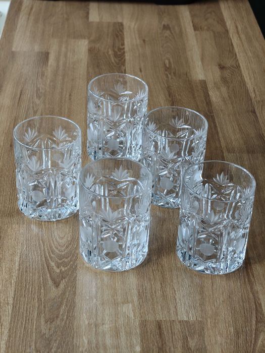 Кристални чаши за уиски 5бр
