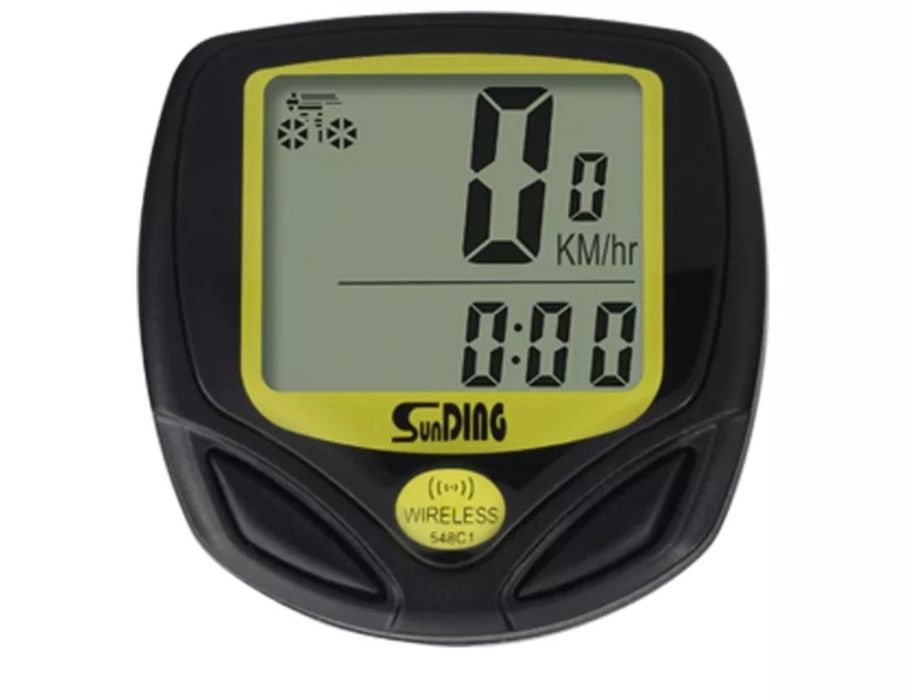 Велокомпютър, безжичен, водоустойчив