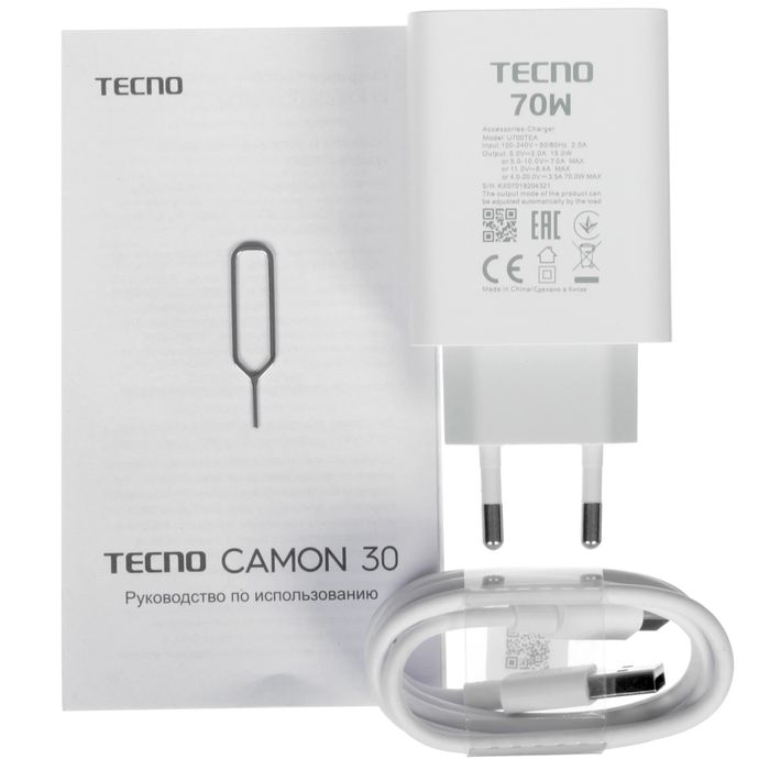 Tecno CAMON 30 . 12/ 256 ГБ черный