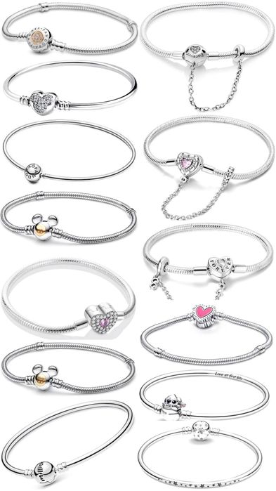 Скидка! Pandora браслеты серебро 925 пробы