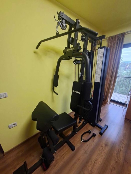 Aparat multifunctional fitness Orion Classic L1, greutati incluse 65kg, greutate maxima utilizator: 150kg, potrivit pentru toate grupele de muschi