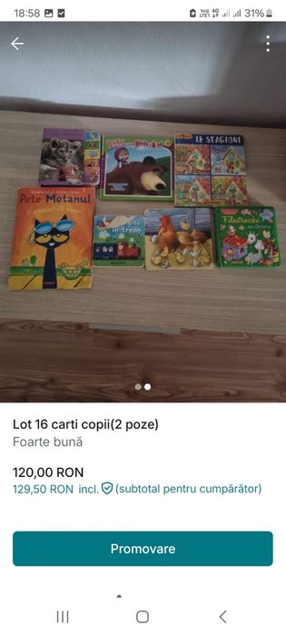 Lot 13 carti copii(2poze)