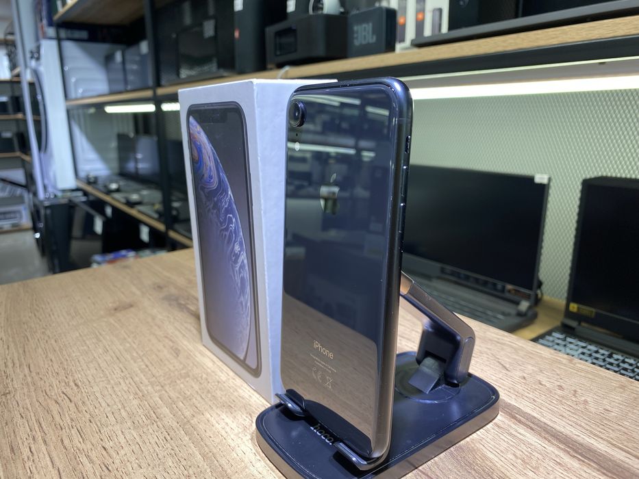 iPhone XR, 64 GB, черный, АКБ77%, 10528/А10