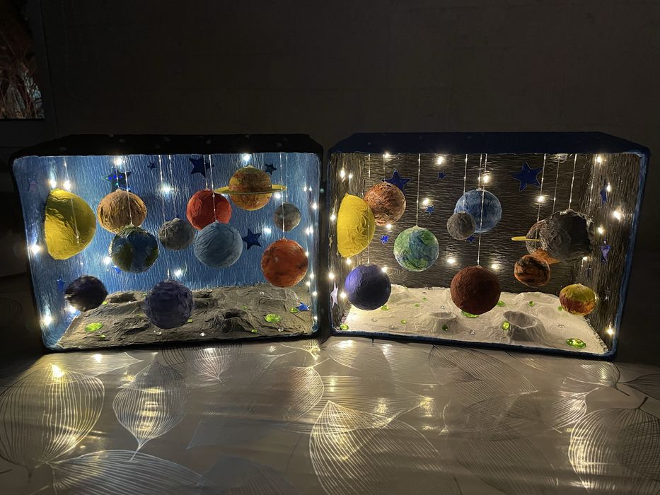 Поделка солнечная система