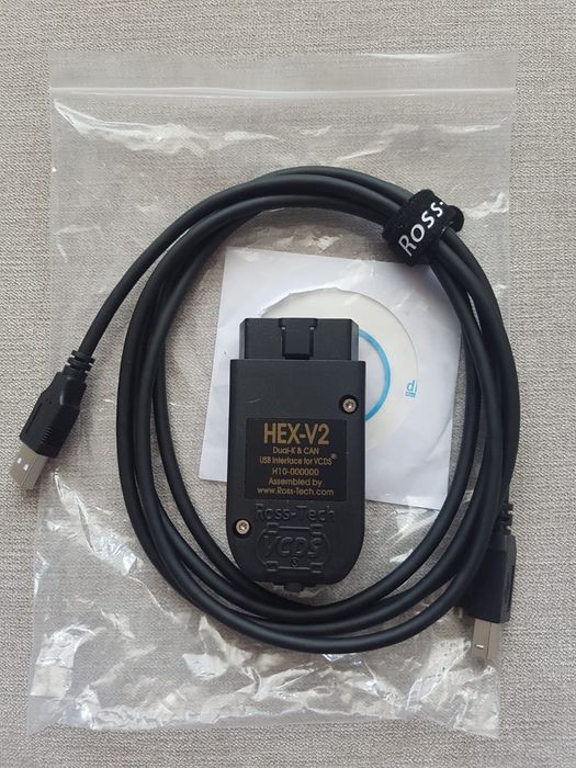 Interfata tester VCDS 24.7  HEX V2 VAG COM Romana Garantie 1 an 2025