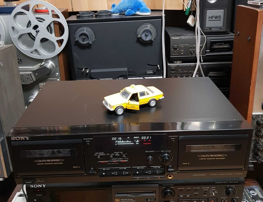 Casetofon Deck Stereo Vintage SONY TC WR535 BLACK (Made in Japan)