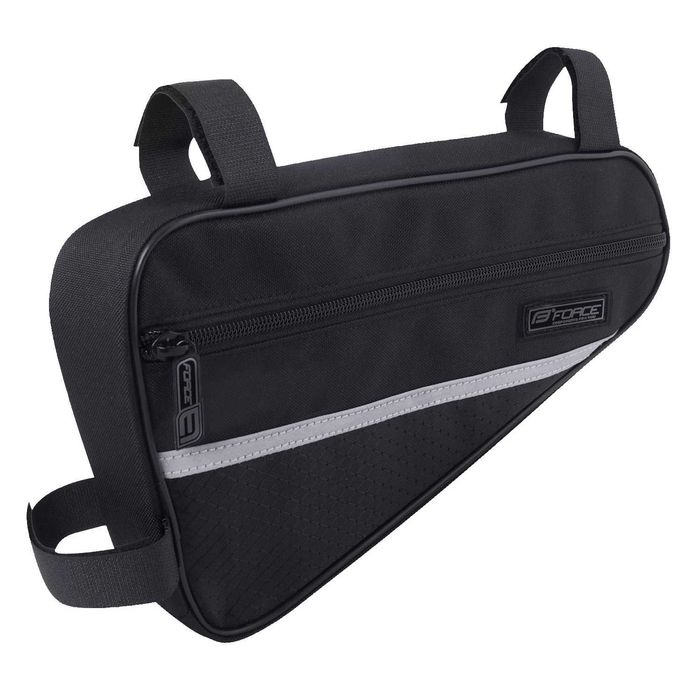 Чанта за велосипед колело LONG ECO, Монтаж на рамка, Черна