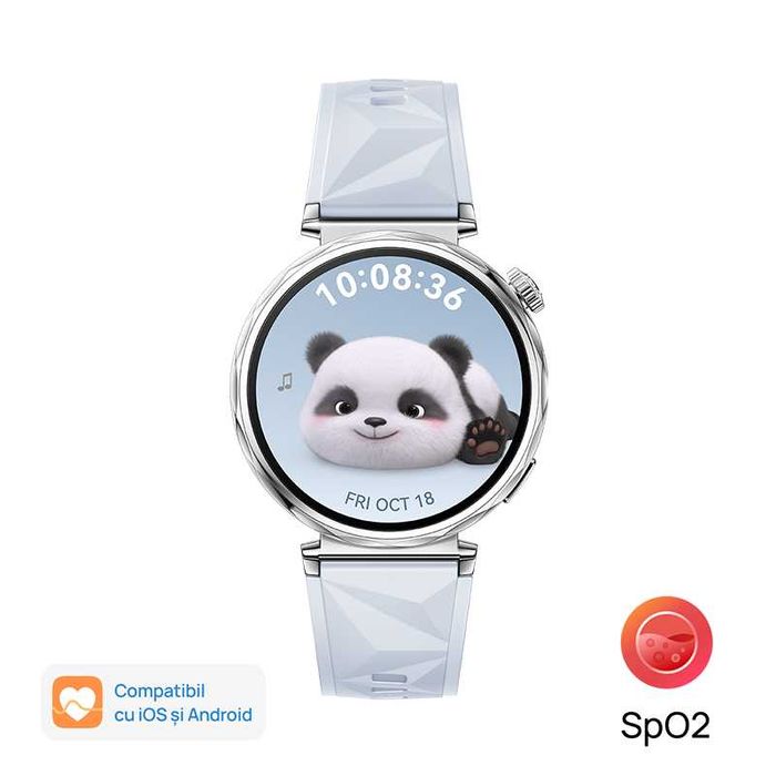 Smartwatch HUAWEI Watch GT 5 41mm, GPS, Android/iOS, Blue Fluoroelastomer Strap