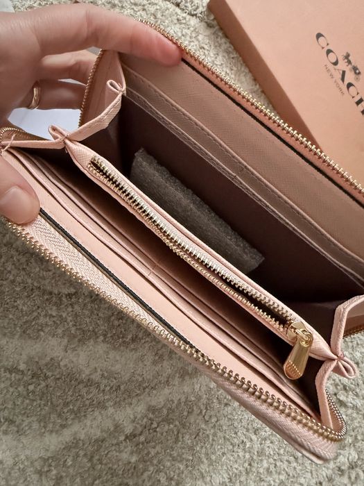 Portofel Coach Roz/ Nou in cutie