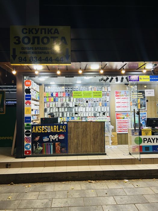 Tayyor biznes sotiladi telefon aksessuar dokoni