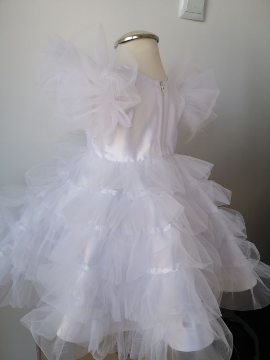 НОВА детска рокля, шаферска рокля за 1 г