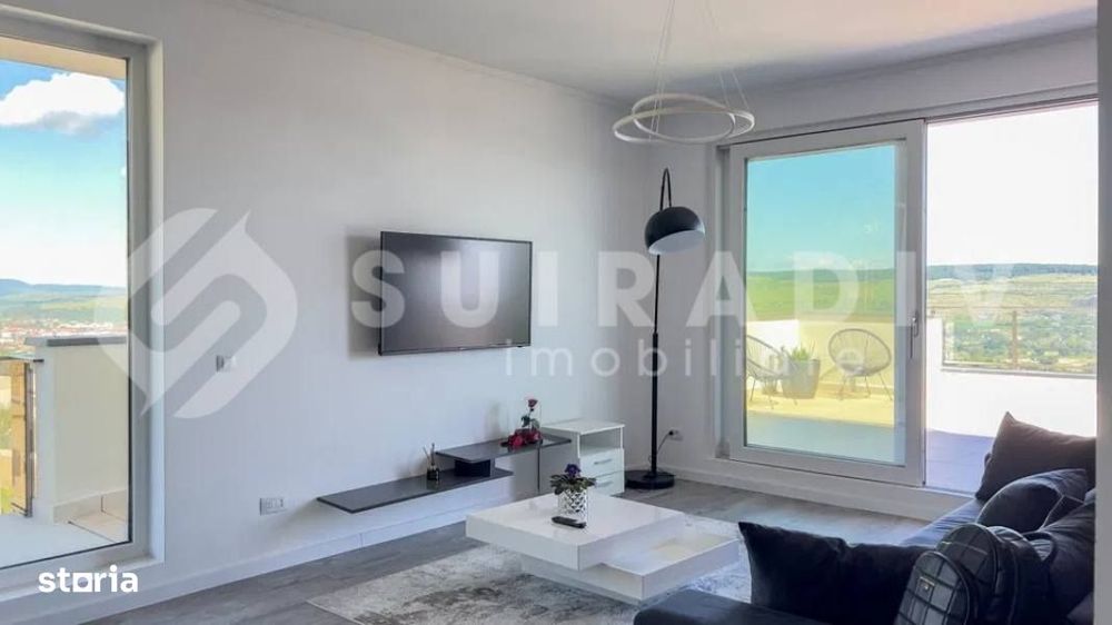 Penthouse modern, terasa cu jacuzzi si gratar, parcare-zona Vivo