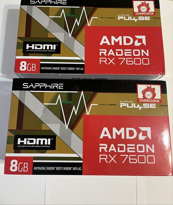 Amd RX7600 8gb (NOU)(Sigilat)