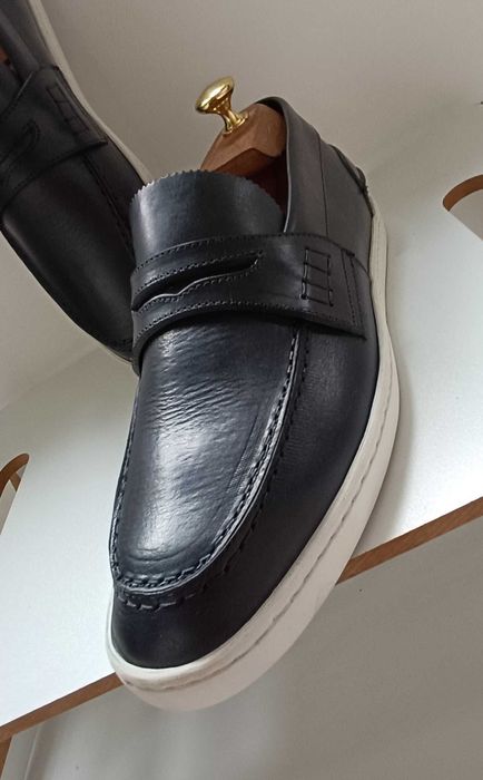 Pantofi sport casual loafers 42 de lux lucrati manual Pantofola D'Oro