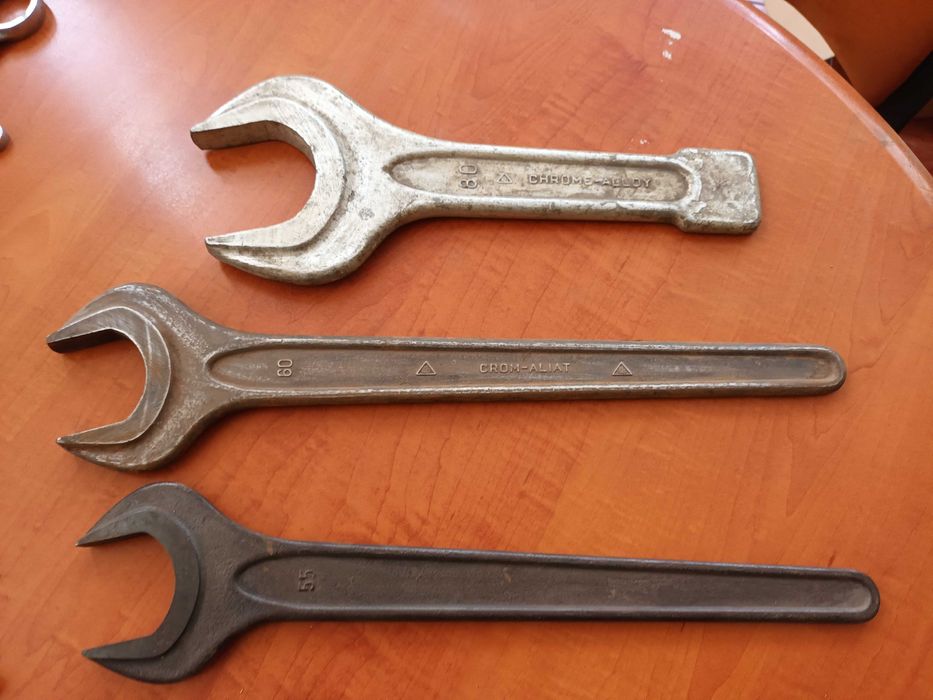 Set de 3 chei plate 55 mm, 60 mm, 80 mm