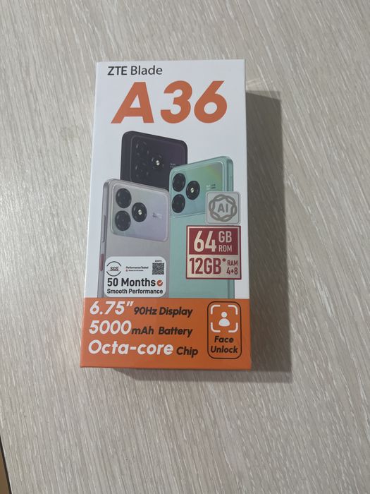 Продается телефон ZTE Blade A36