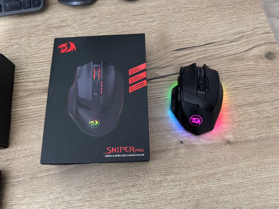 Kit periferice gaming Redragon wireless – Tastatura mecanica + Mouse