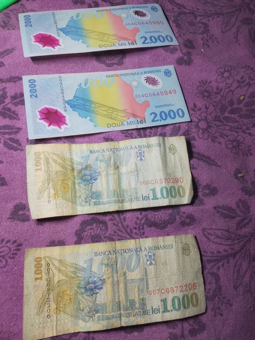 Vând bancnote vechi