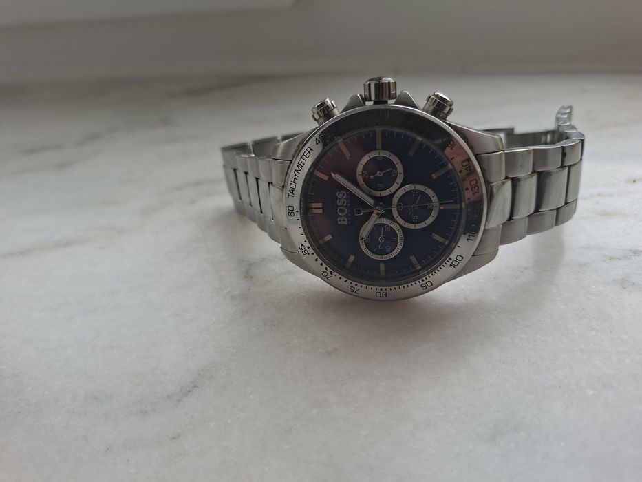 Ceas Hugo Boss cronograf albastru 10 atm