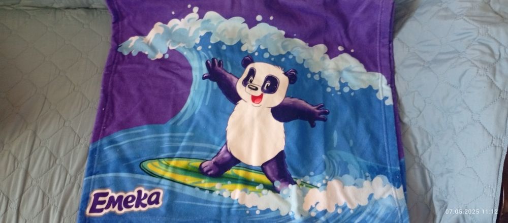 Детско пончо с ушички