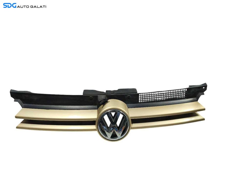 Grila Centrala cu Sigla Emblema de pe Bara Spoiler Volkswagen Golf 4 2001 - 2006 Cod 1J0853651H 1J0853655G [LR1355]