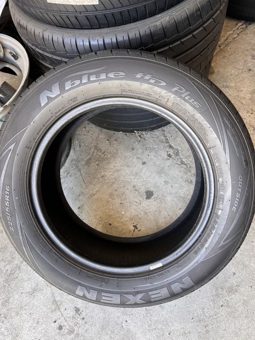 2 anvelope vara 225/55/16 , Nexen , DOT 2021 , 6.3 mm