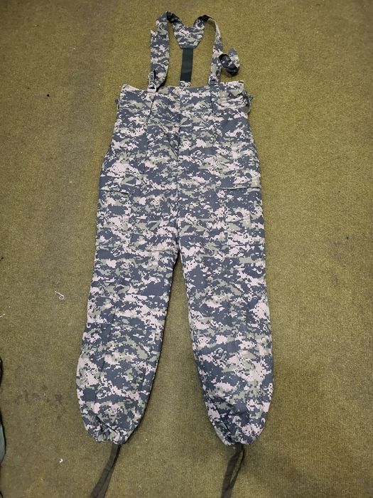 военный бушлат и ватник