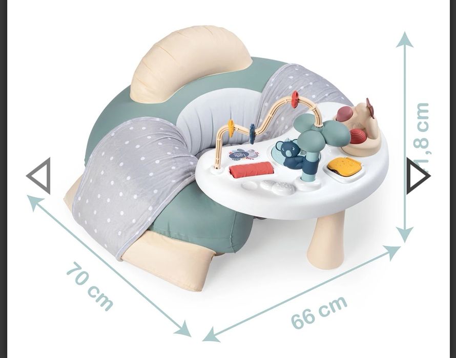 Smoby -Литъл: Детско столче и масичка за игра 3 в 1