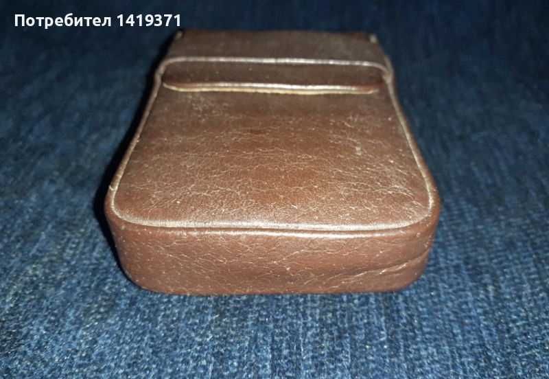 Кожен калъф за цигари от естествена кожа