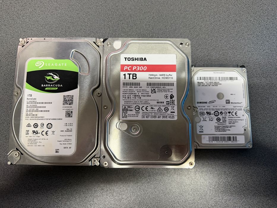 Hard Disk-uri Segate, Toshiba, Samsung 1Tb/buc