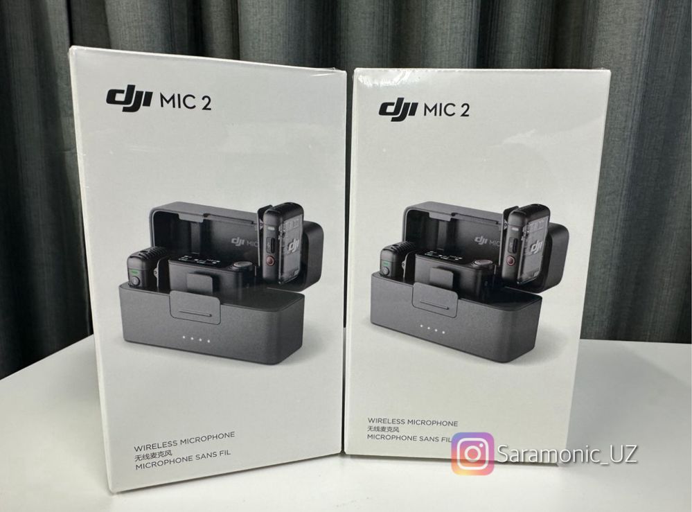 DJI MIC 2 — Двойной петличный Микрофон петличка: 365 у.е. - Студийное ...