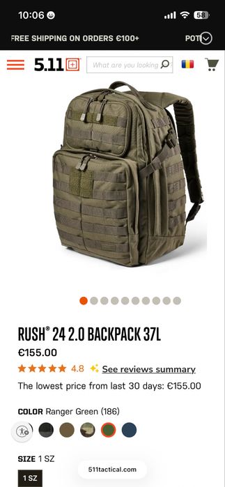 5.11 rush 24 2.0 37l