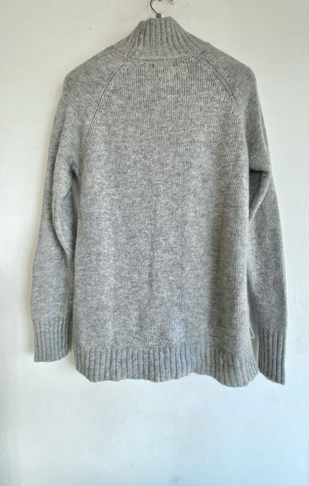 Massimo Dutti пуловер сив кашмир вълна
