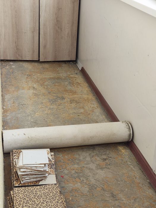 Отдам дверь + ковролин