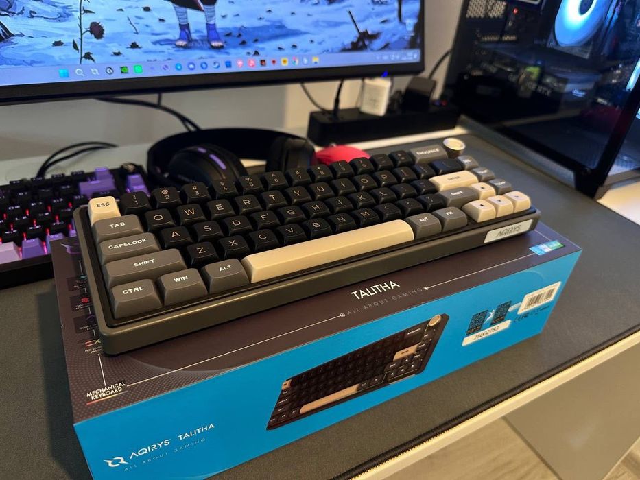 tastatură mecanică wireless AQIRYS Talitha (Hot-Swap / RGB)