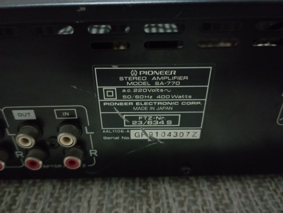 Amplificator Pioneer SA_770. Pret 350ron