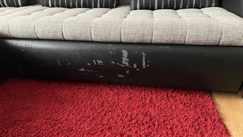 Coltar (canapea) extensibil cu masuta - pret fix