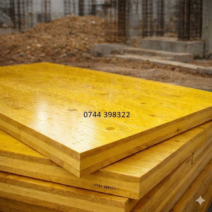 Panouri Galbene Cofrare 27mm – Rezistență pentru Ziduri și Plăci -Iași