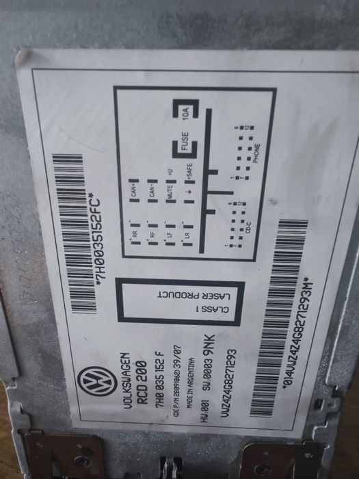 Casetofon wv caravelle