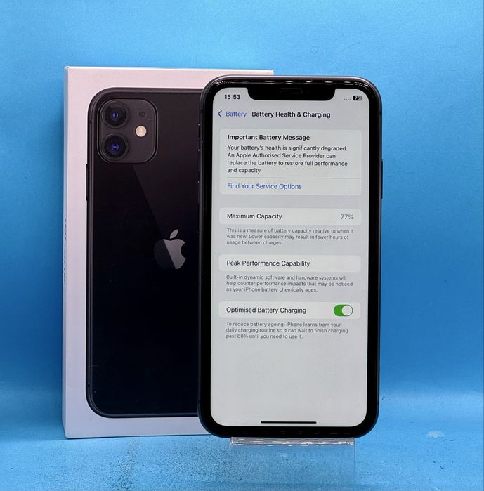 Apple iPhone 11, 64GB, 4GB RAM, 4G, Black