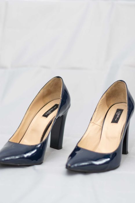 pantofi cu toc hand made