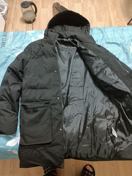 Длинные куртки черный