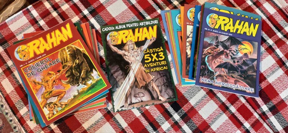 Colecție reviste RAHAN nr. 1–26 complete, stare foarte bună